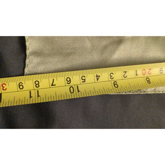 Vintage Light Green & Pink Silk Long & Thin Scarf by Ellen West, Artsy, Boho - Picture 3 of 6